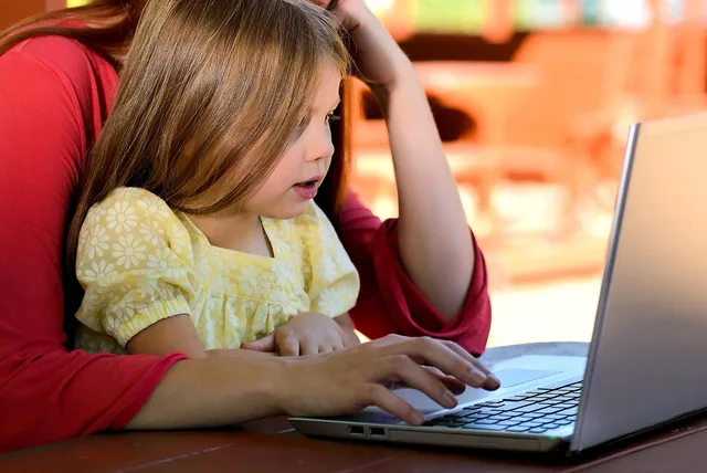 child, girl, young, caucasian, childhood, daughter, computer, learning, parent, mother, family, computer, computer, computer, learning, learning, learning, parent, mother, mother, family, family, family, family, family. Child data and consent under UK GDPR for family creators and the ICO