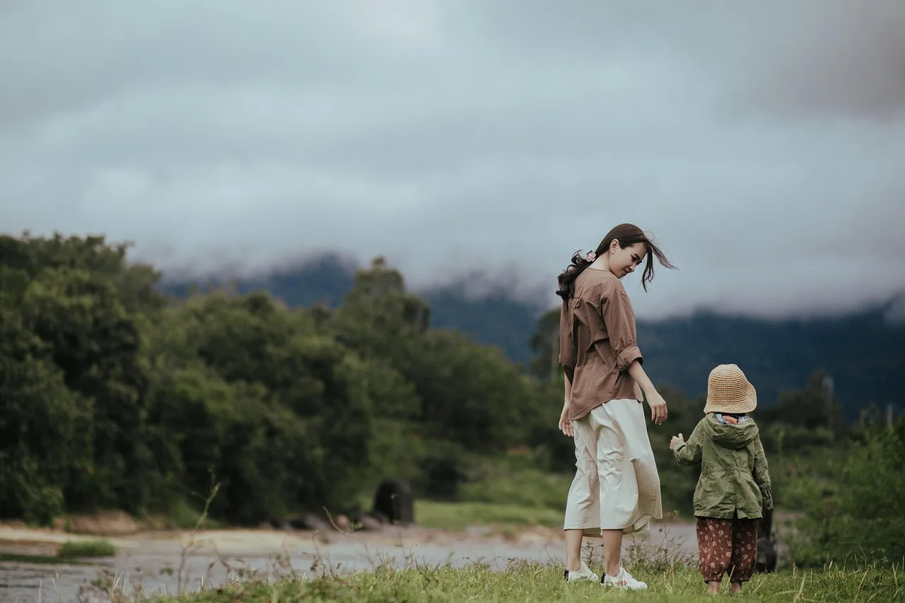 mother, daughter, outdoors, parent, baby, child, people, family, love, closeup